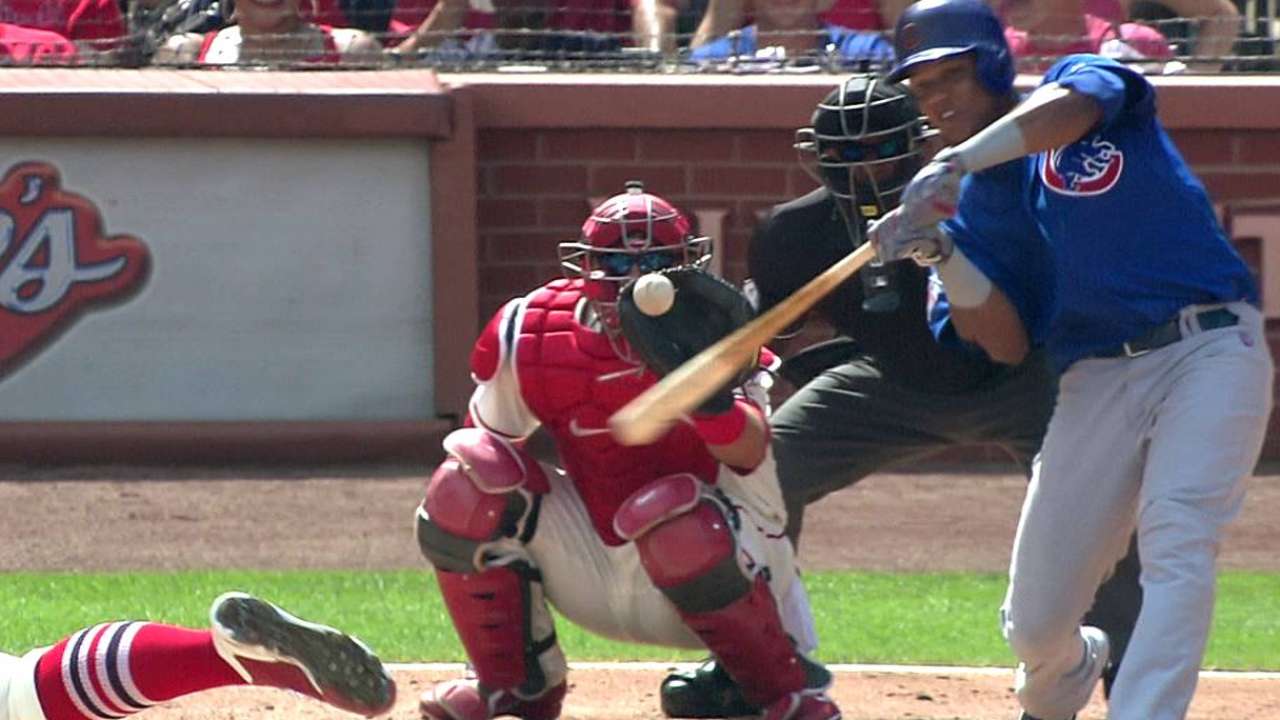 Cardenales y Cubs dividieron doble juego en S.L.
