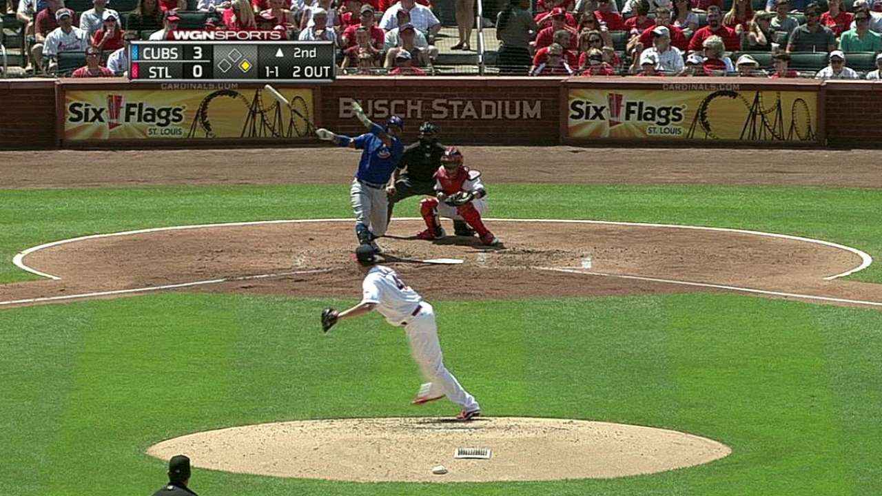 Cubs pierden la ventaja y luego el juego en San Luis