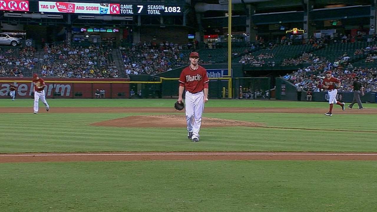 Pitcheo ayuda a D-backs a llevarse serie vs. Rockies