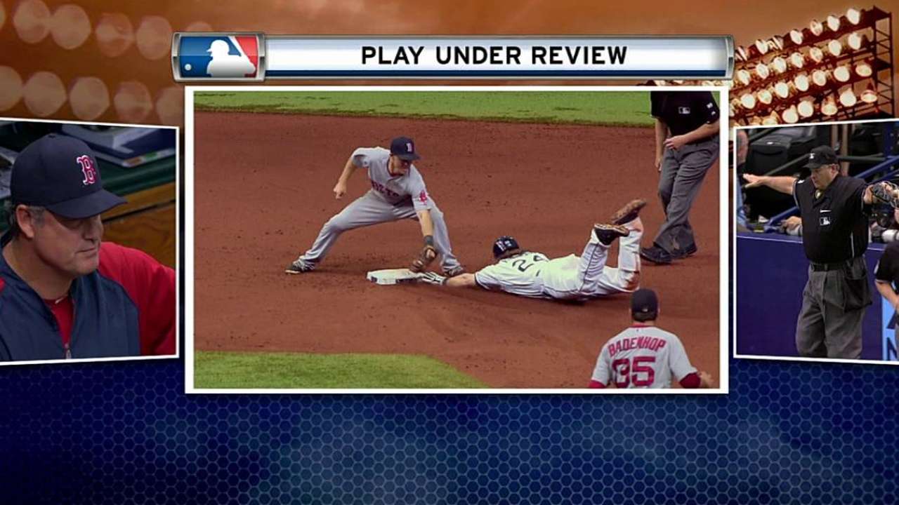 Call at second key play in Rays' walk-off win