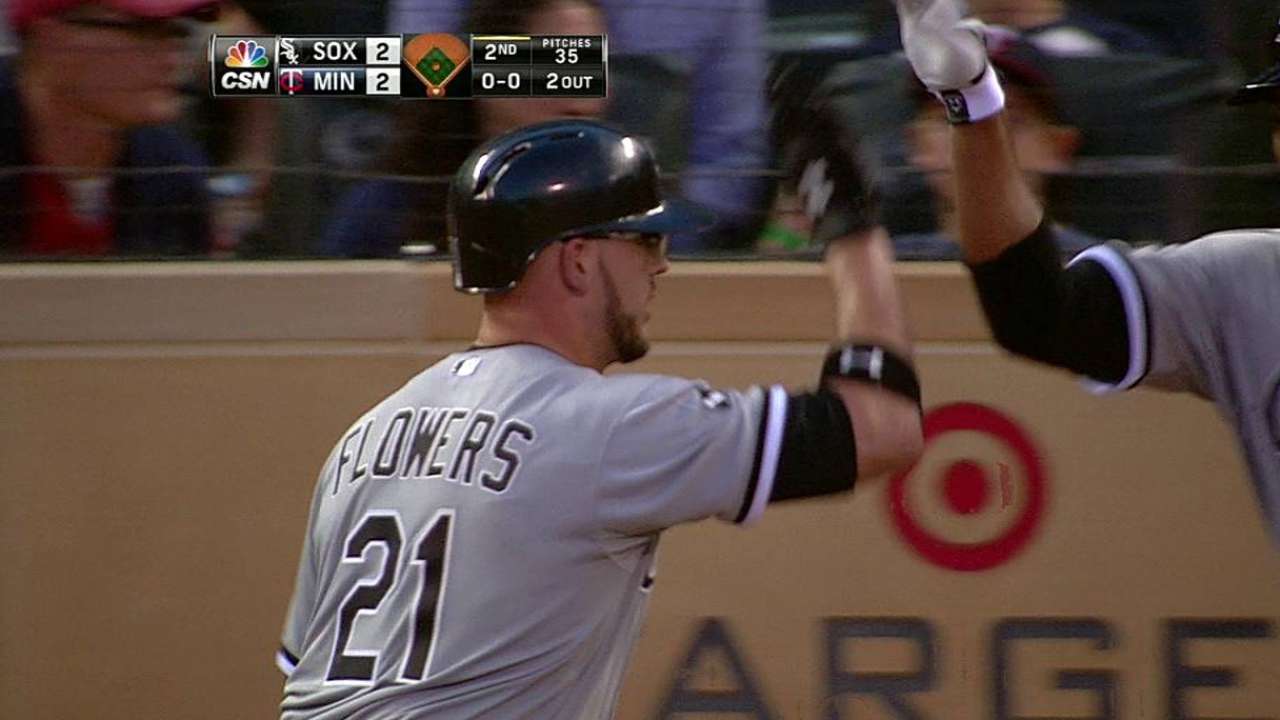 Poder de Flowers guió a White Sox sobre Mellizos
