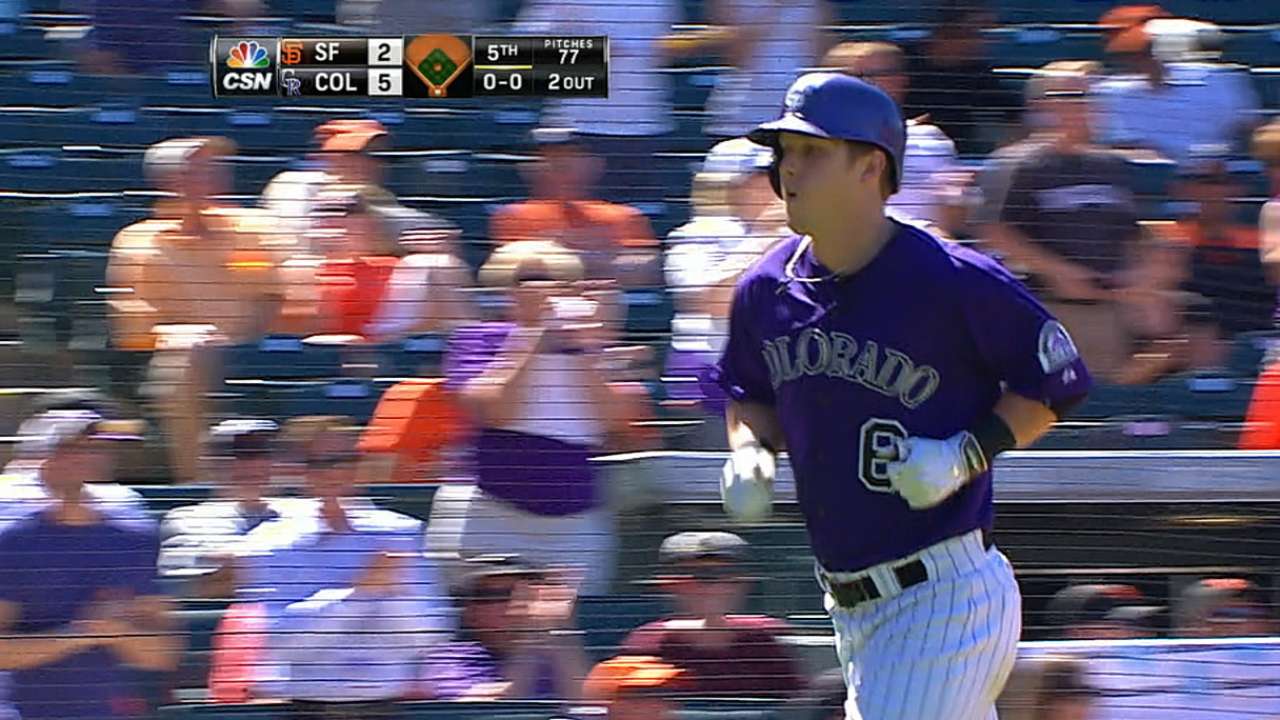 Rockies doblegaron a Gigantes a base de jonrones