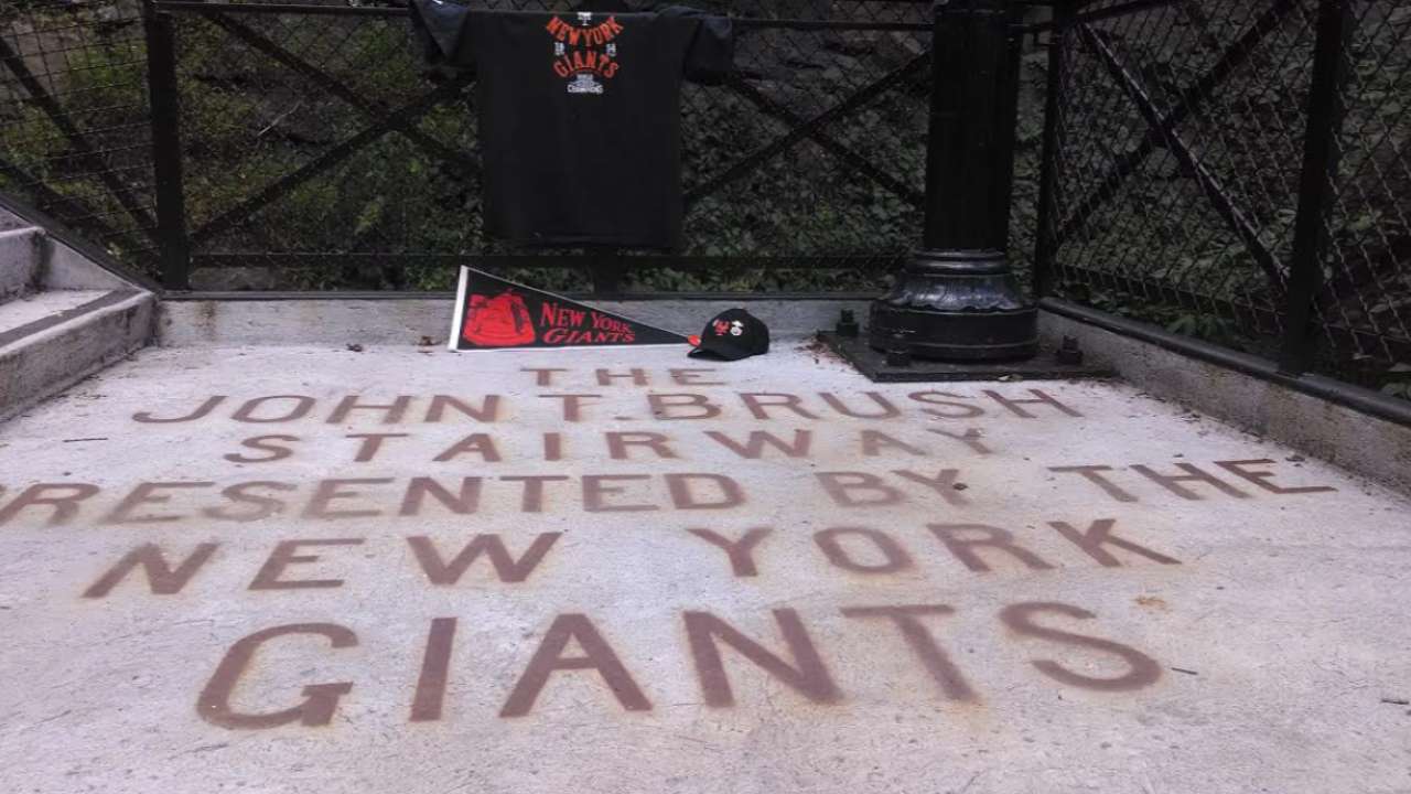 Stepping up: Polo Grounds stairway completes comeback