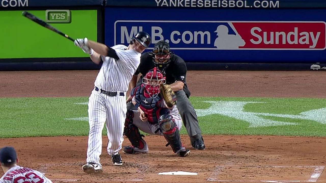 Batería de Yankees se encargó de los Medias Rojas