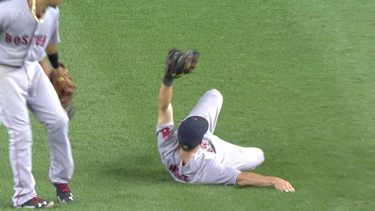 Holt's impressive grab