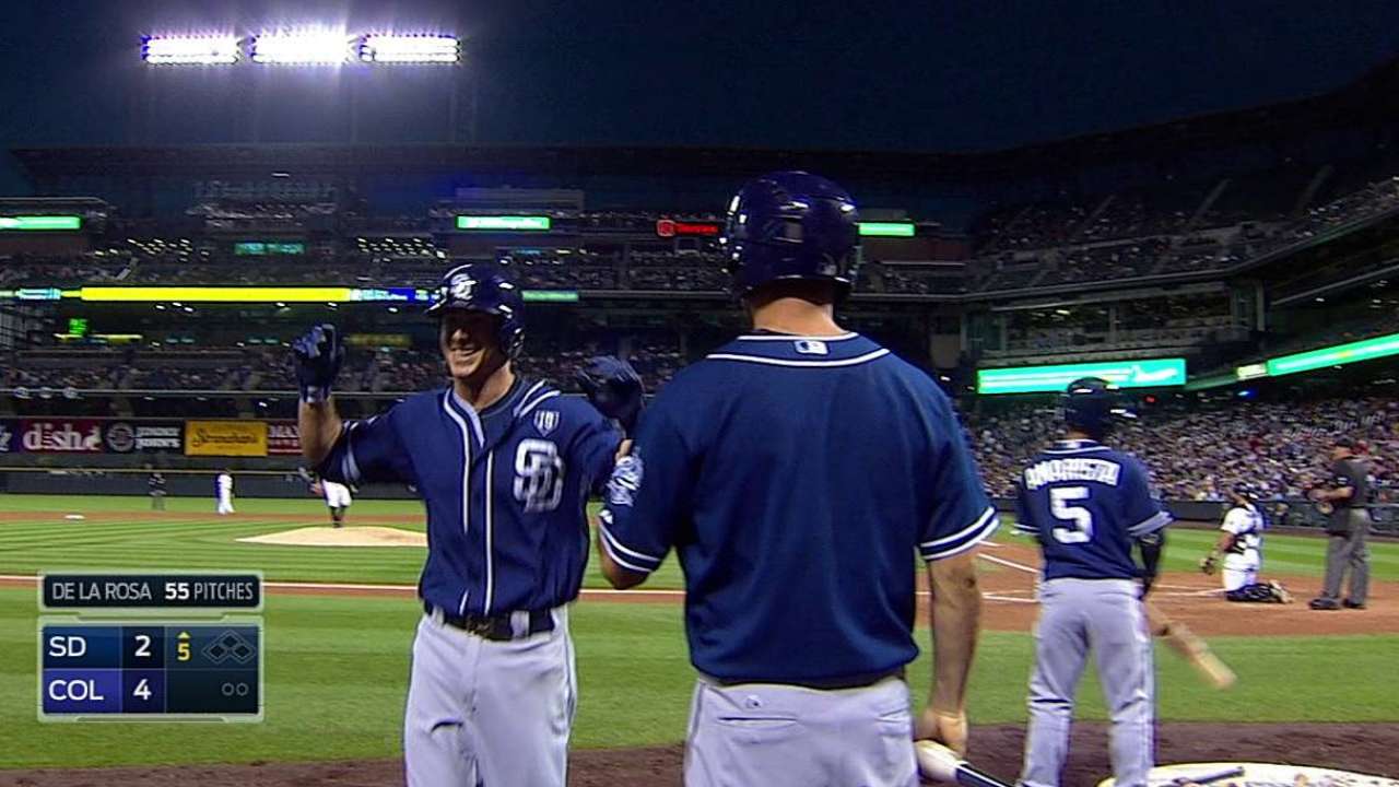 Medica jonronea pero Padres caen con Rockies