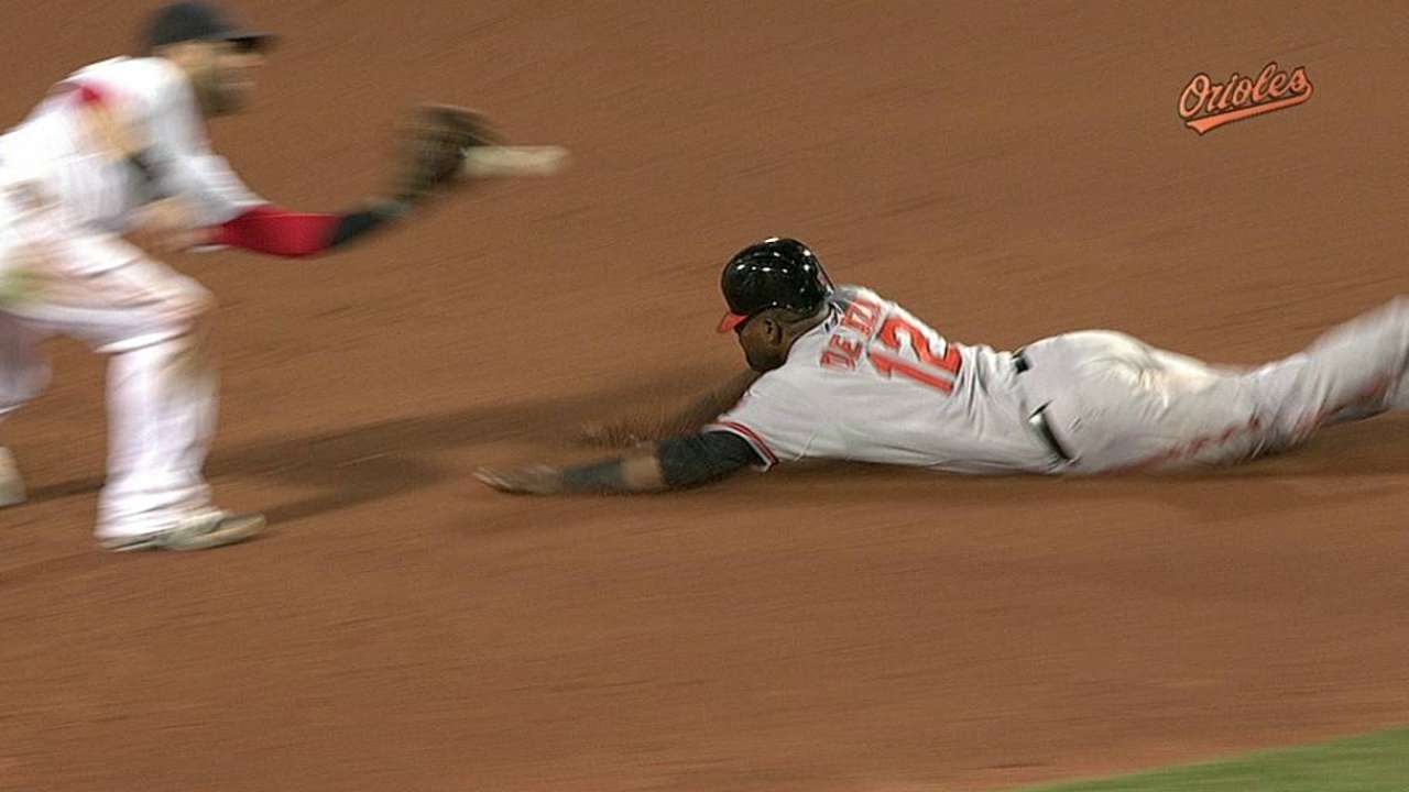 O's lose review on close play at second base