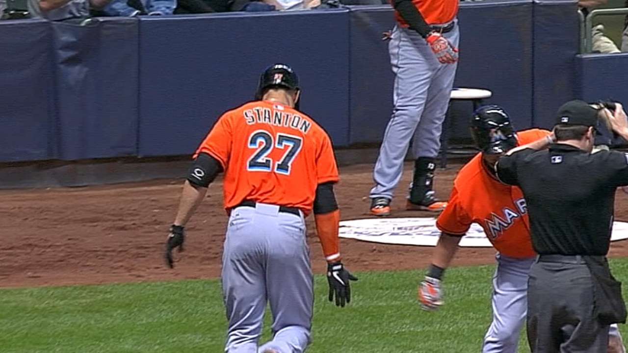 Giancarlo Stanton con una fuerte candidatura para JMV