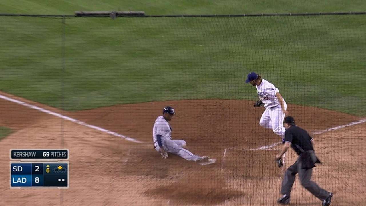 Padres can't solve dominant Kershaw