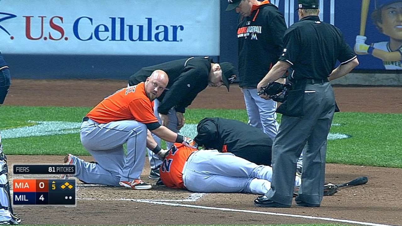 Stanton se perdería el resto del año por pelotazo