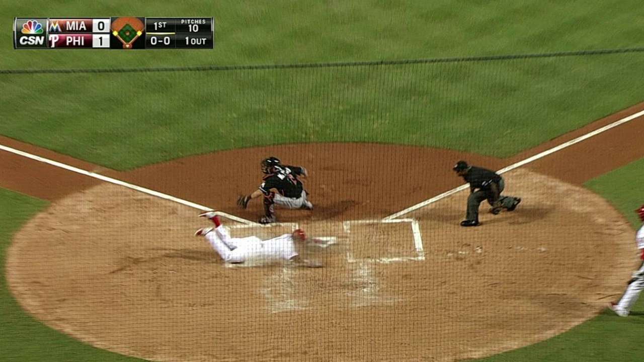 Byrd, Filis doblegaron por la mínima a los Marlins