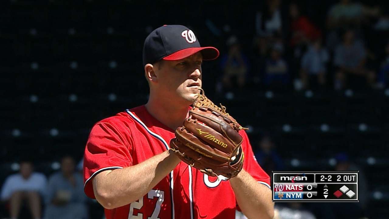 Zimmermann meets Hall of Famer Aaron in Atlanta