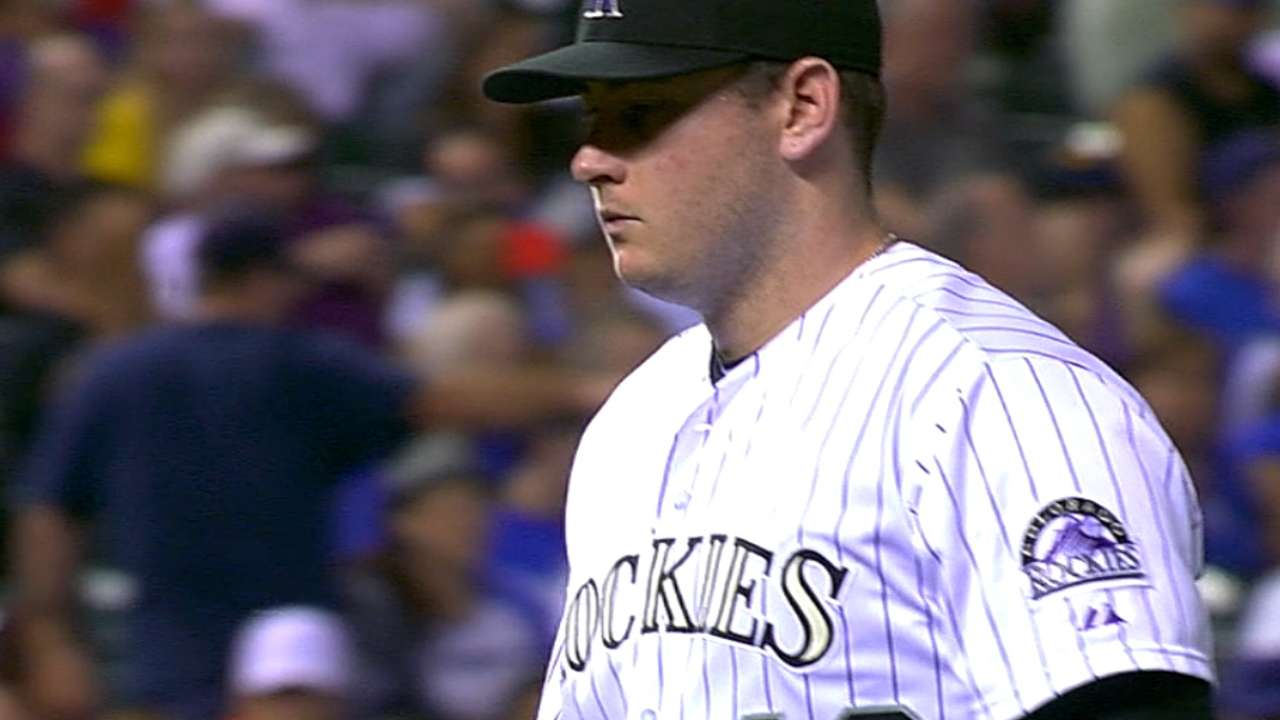 Matzek shows his mettle as Rockies thump Dodgers