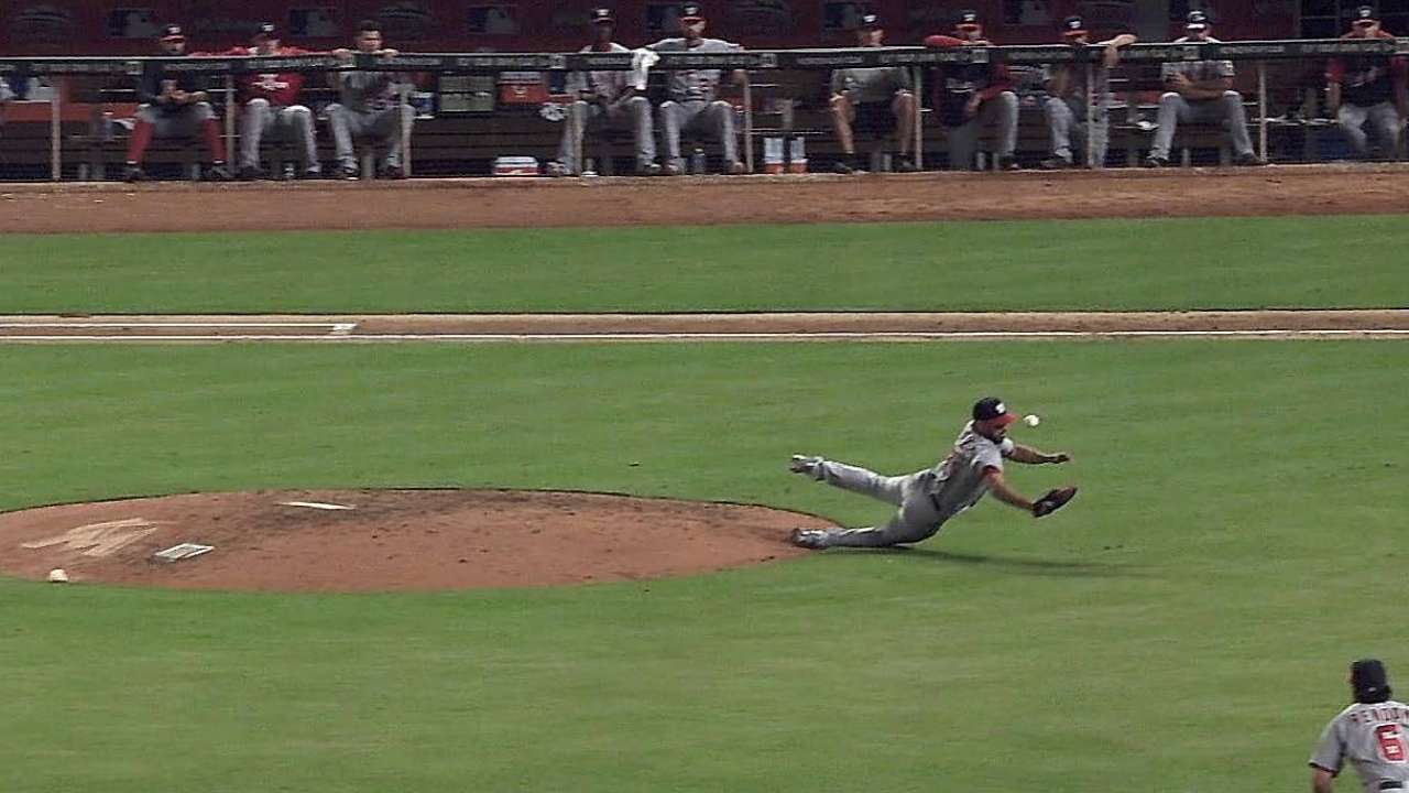Two-out Nationals barrage hands Hand loss