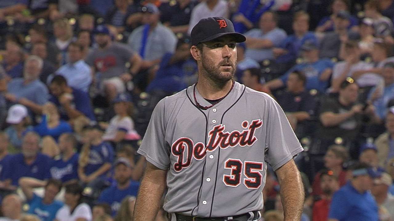 Verlander's strong 7 1/3 innings