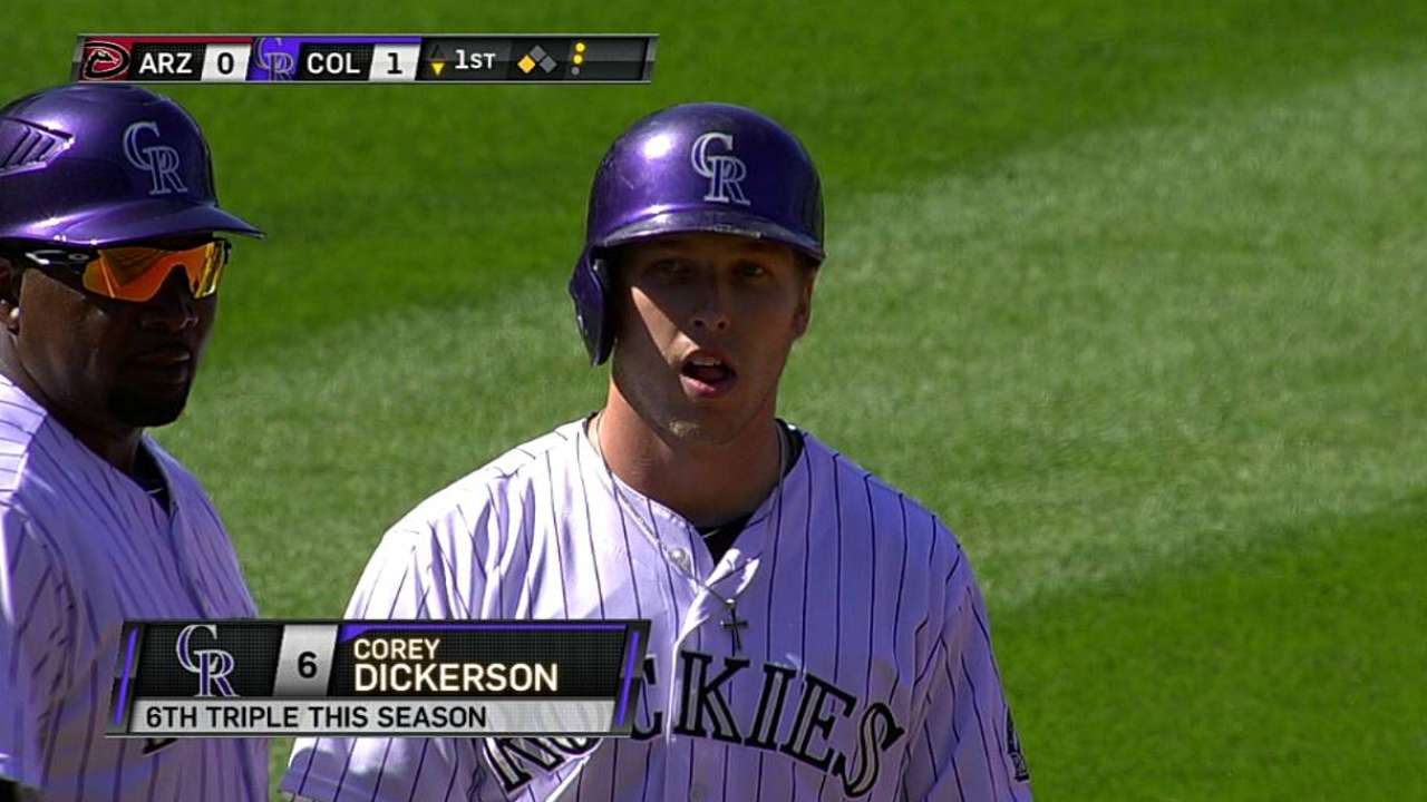 Dickerson's season ends as he awaits first child