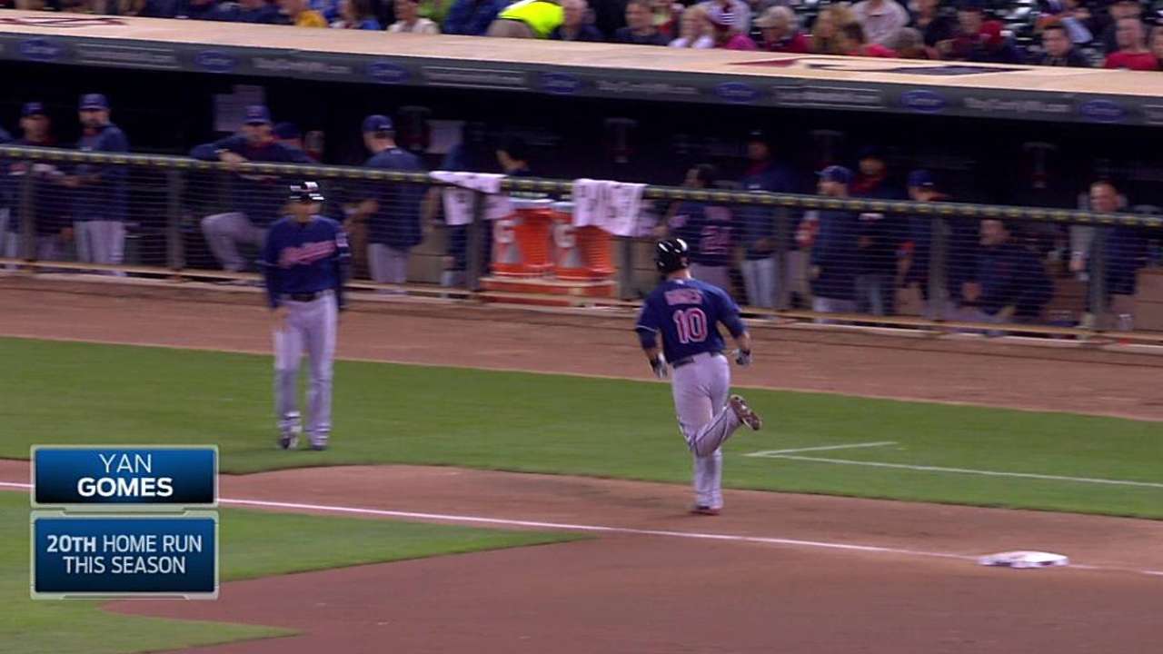 Gomes' three-run homer gives Indians a Wild Card lift