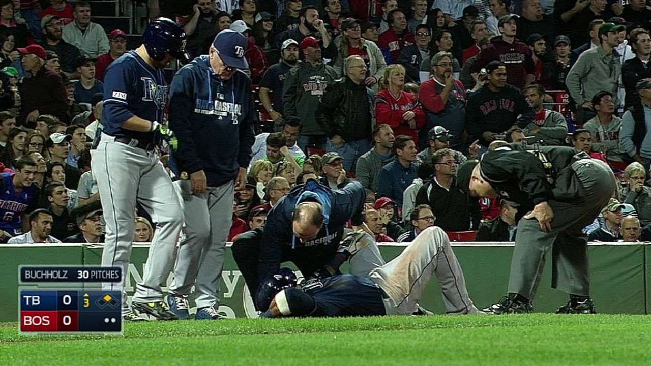 Escobar likely done for season with sprained left knee