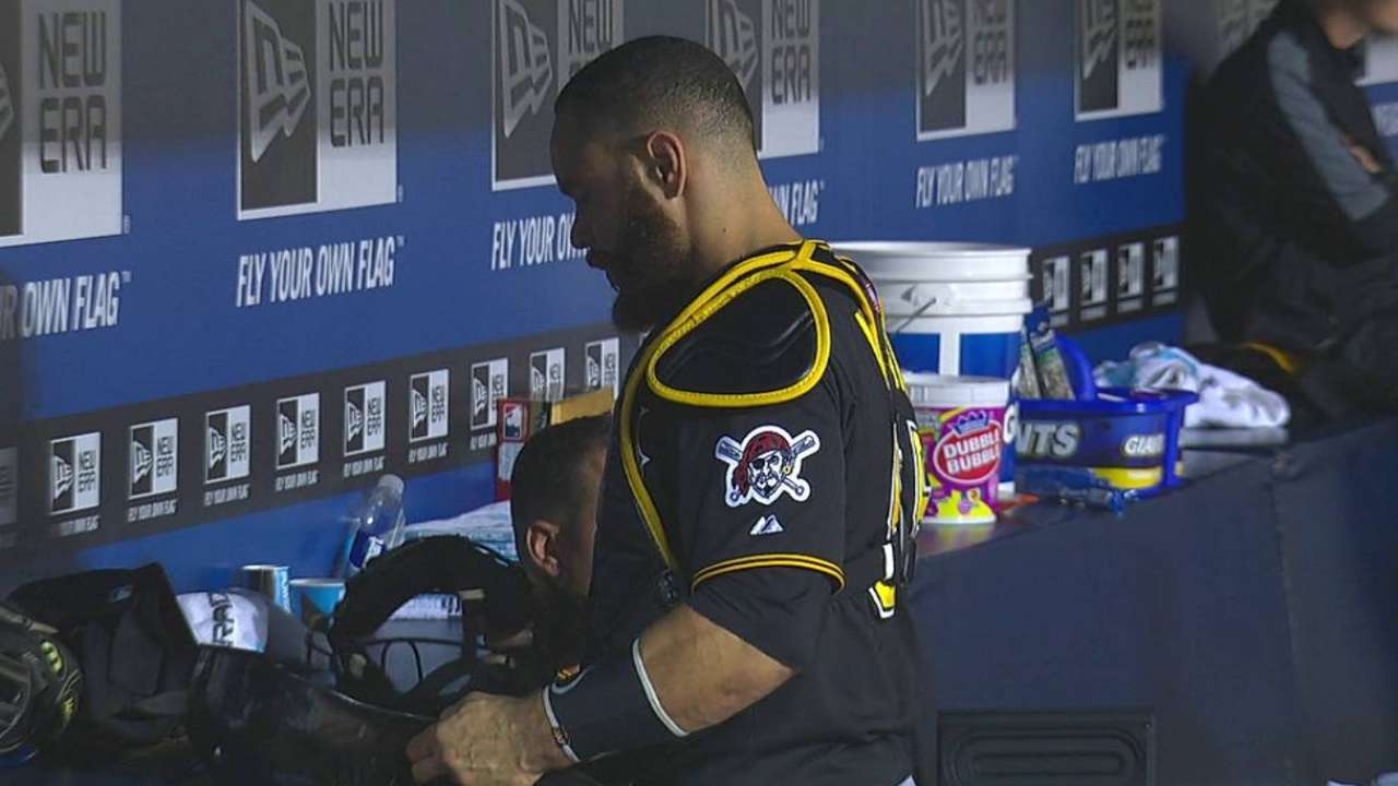 Martin out of lineup with sore hamstring