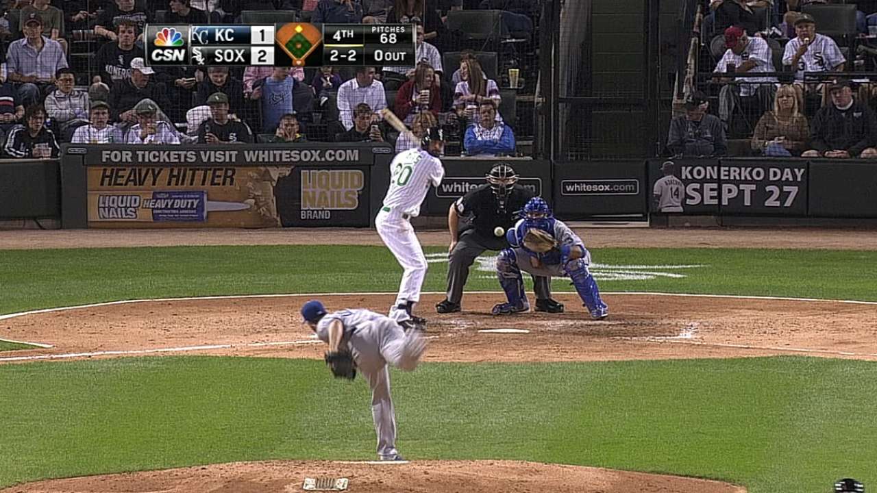 Danks' RBI single