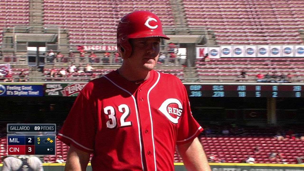 Opportunity with Reds in front of Rodriguez
