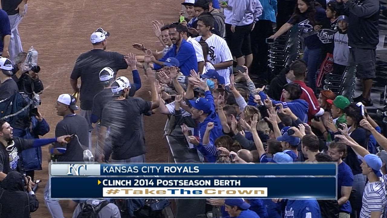 Fans part of Royals' long-awaited celebration
