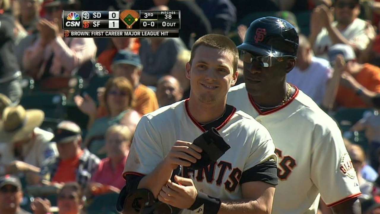 'Grinder' Brown earns NLDS roster spot
