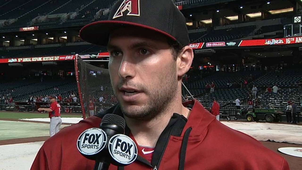 Goldy on his hand injury