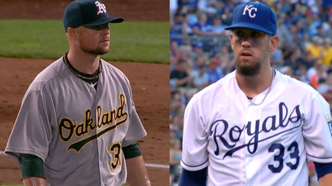Lineup breakdown: A's-Royals, AL Wild Card Game
