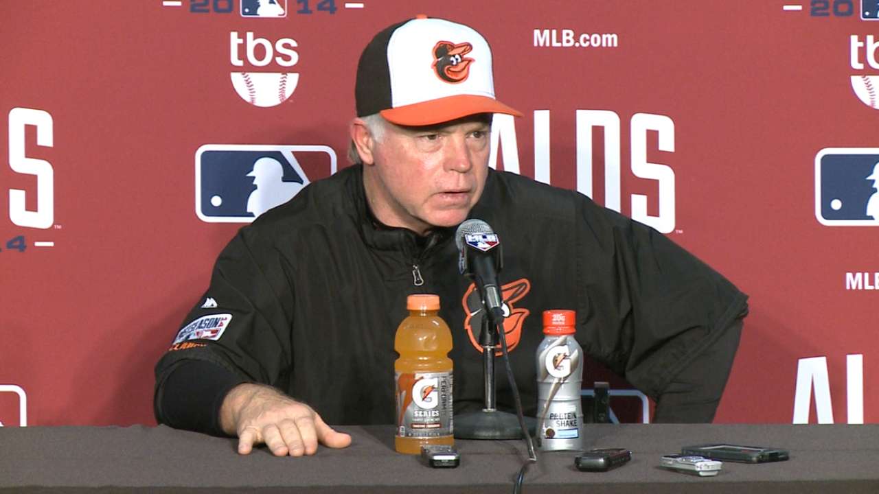 Oct. 2: Buck Showalter postgame interview