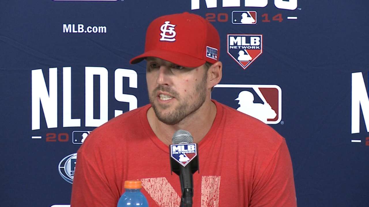Oct. 5 John Lackey workout day interview