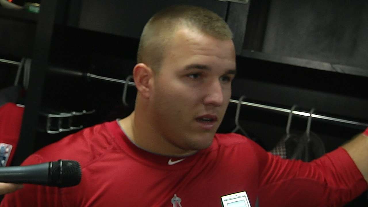 Trout on being swept by Royals
