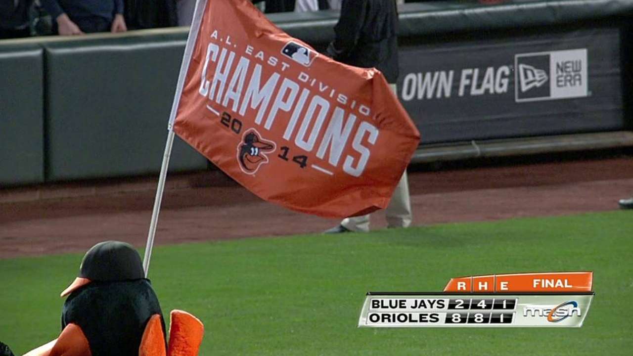 O's clinch AL East