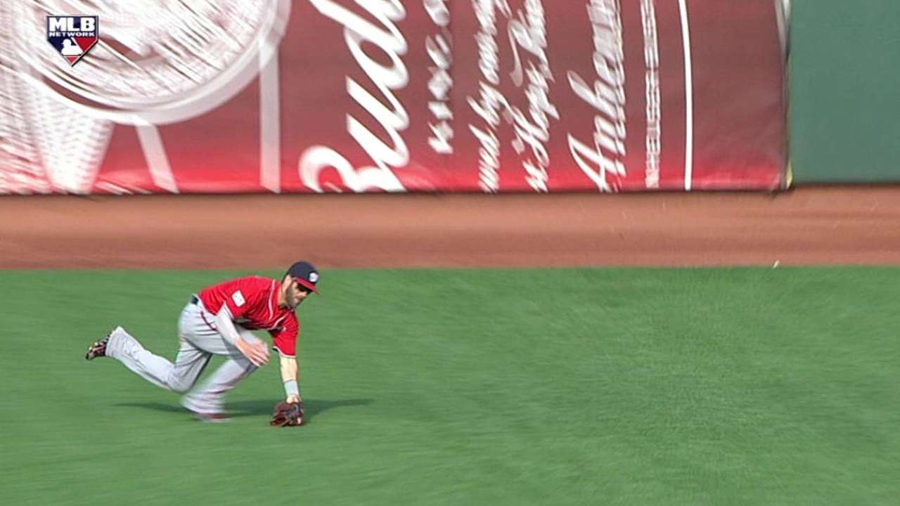 Harper's diving catch
