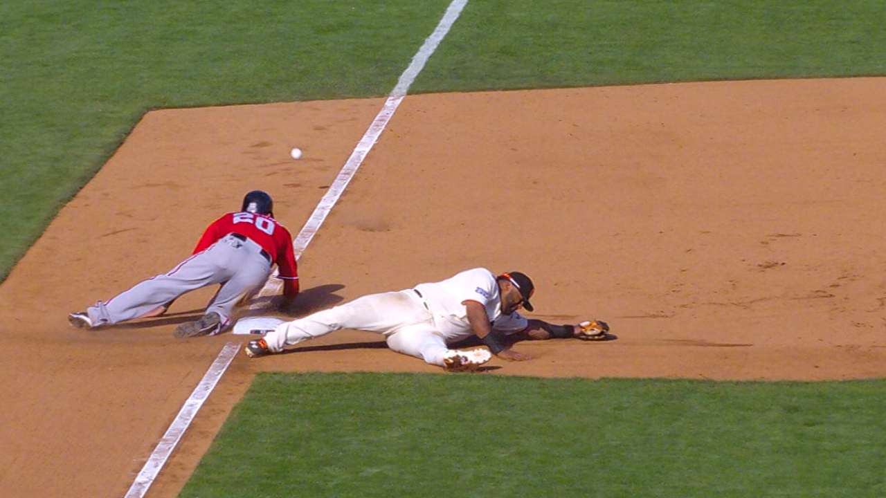 'Three!' not magic number for Giants as Nats get break