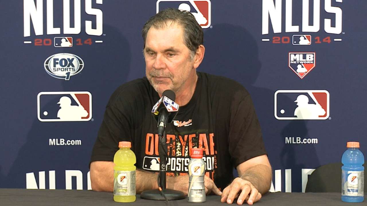 Oct. 7 Bruce Bochy postgame interview