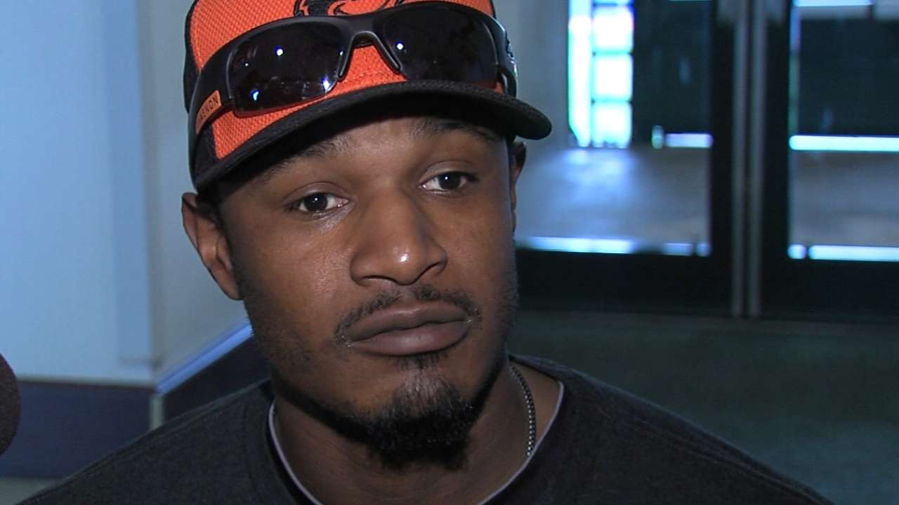 Oct. 11: Adam Jones ALCS pregame interview