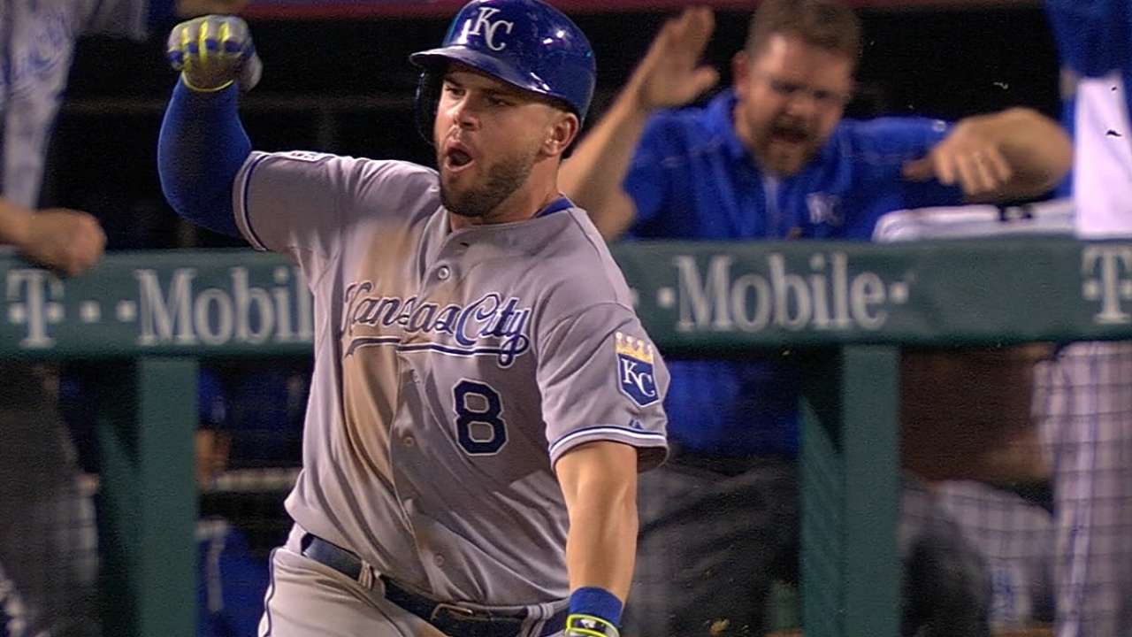 Moose breaking free for Royals in postseason