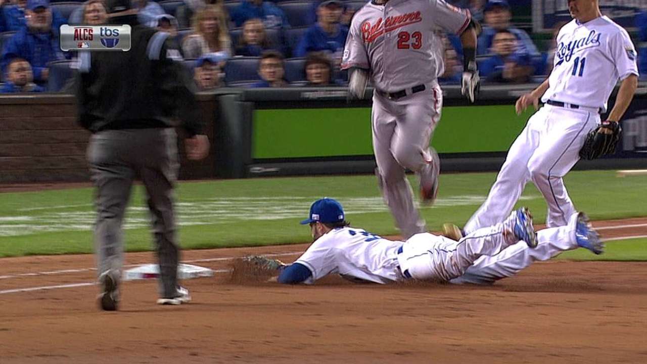 Hosmer's diving play