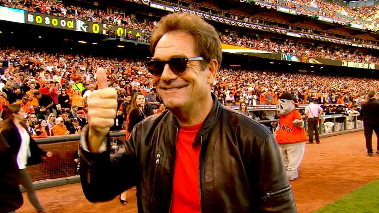 Huey Lewis says 'Play Ball!'