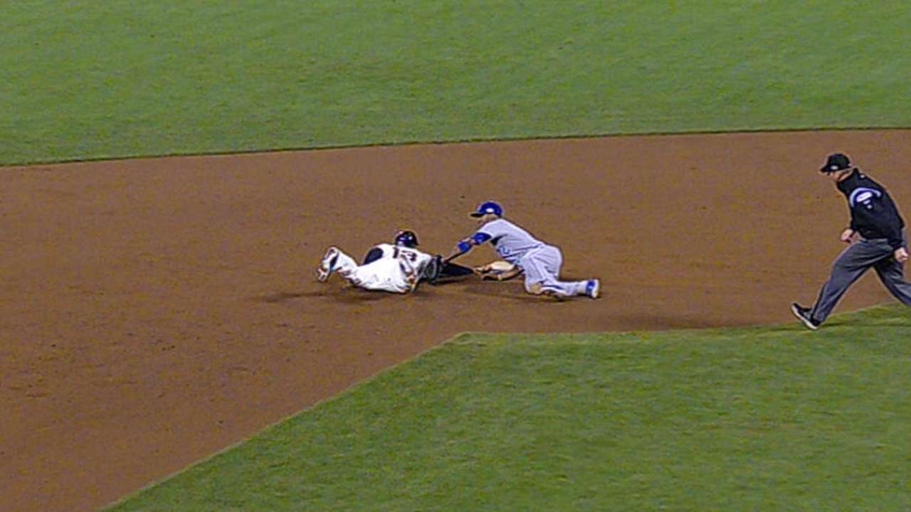 Safe call confirmed in first World Series challenge