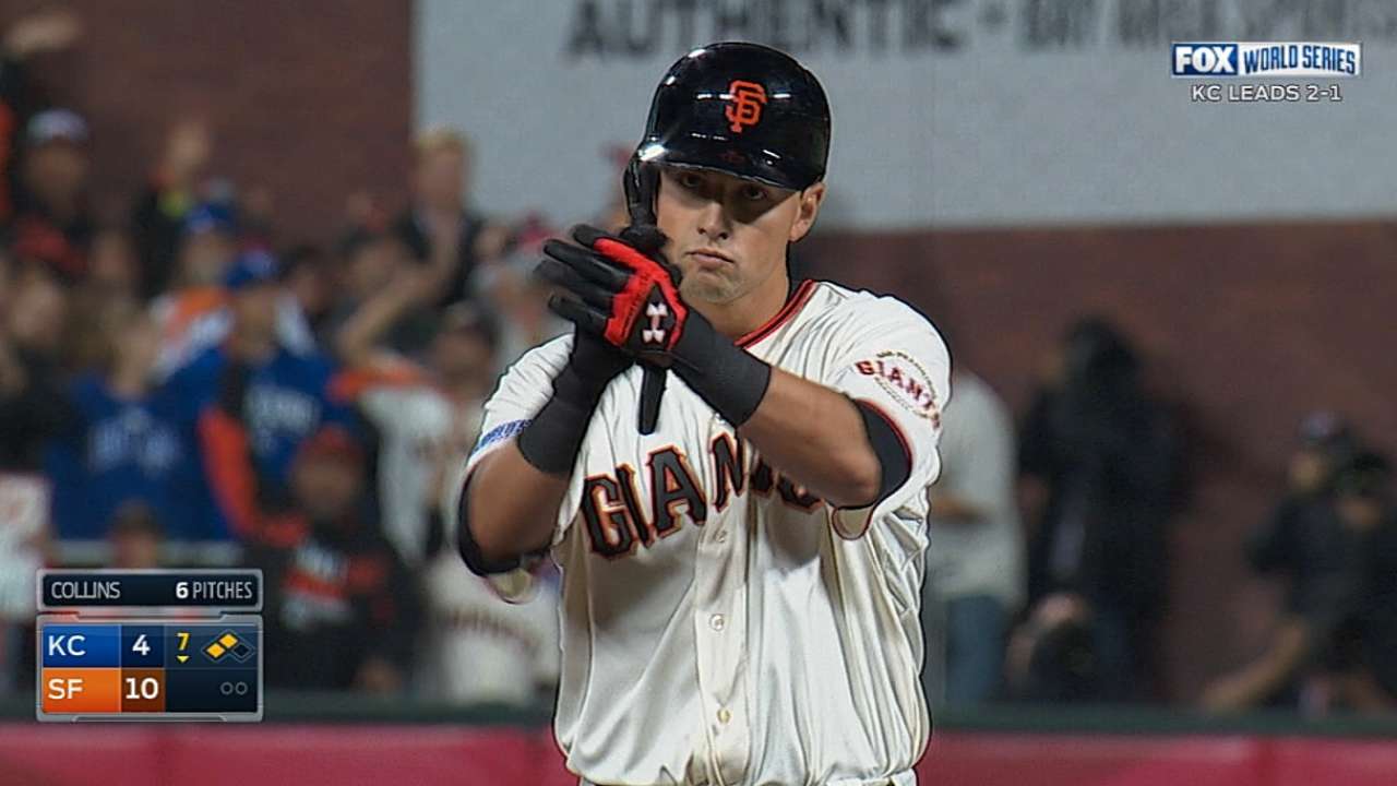 Giants score four in the 7th
