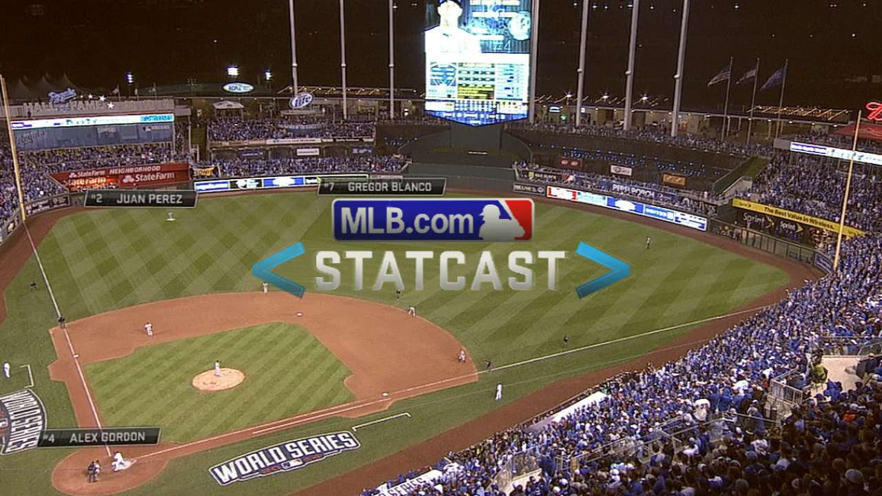 Statcast: Gordon hustles in 9th