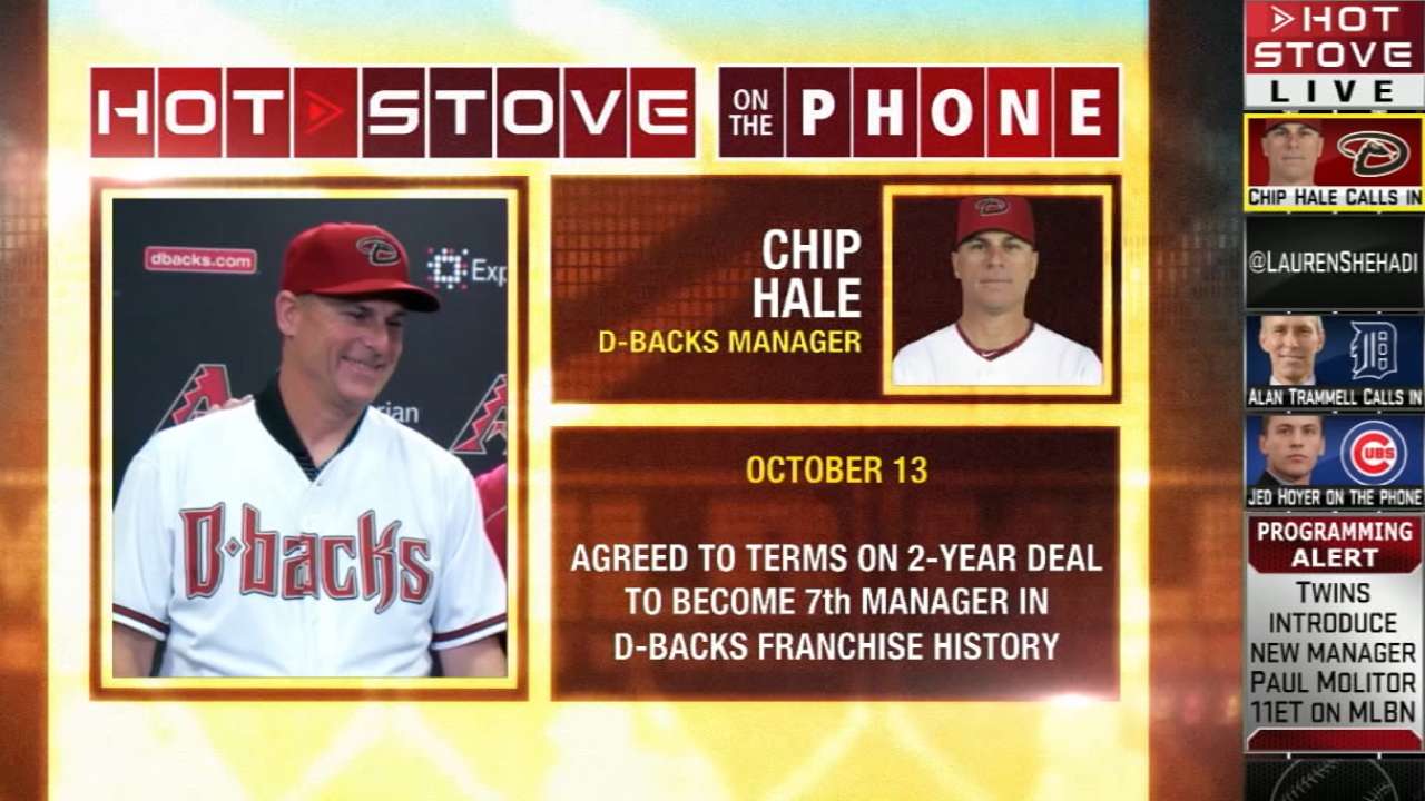 Hale talks D-backs on Hot Stove