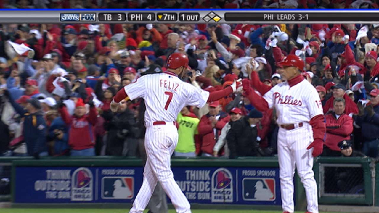 Feliz frozen in Phillies history thanks to clutch hit