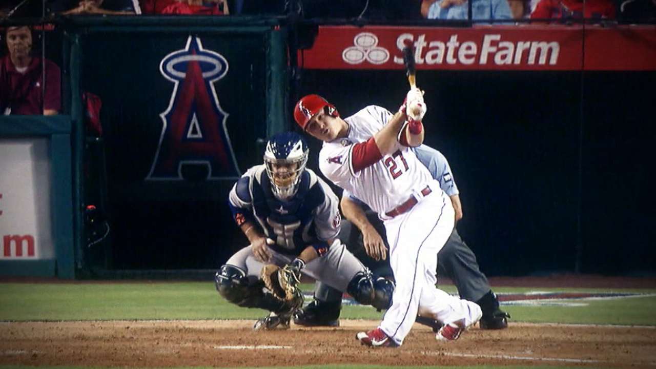 Trout wins Silver Slugger