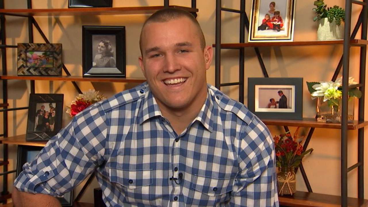Trout unanimously wins AL MVP