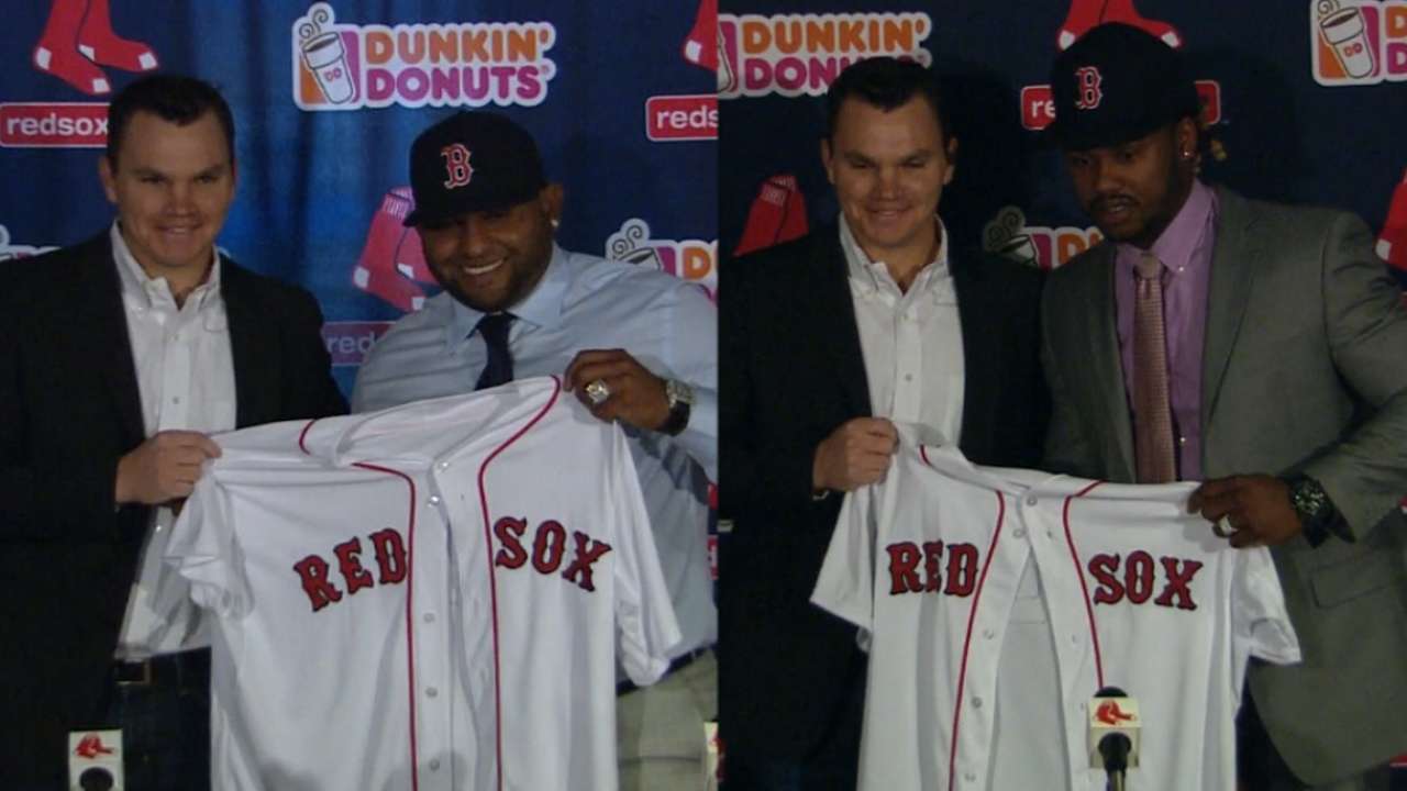 Pablo, Hanley join Red Sox