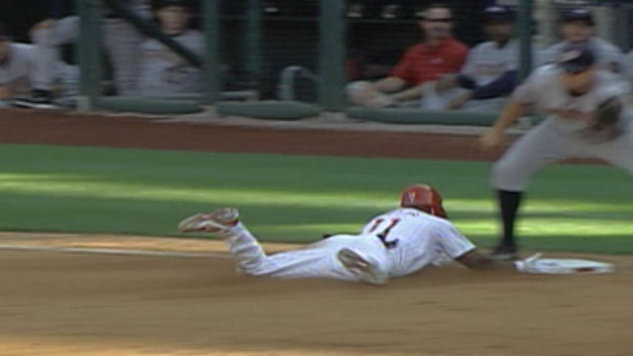 Rollins' 20th triple