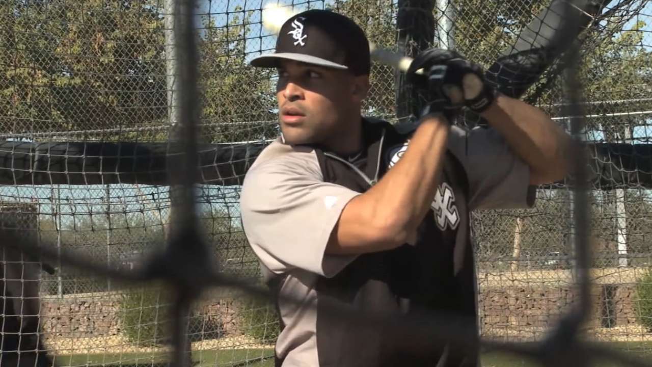 White Sox hitters swing into mini-camp action
